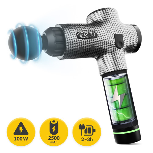 Массажер перкуссионный  4FIZJO Massage Gun Ultra Cool Edition  - фото №2